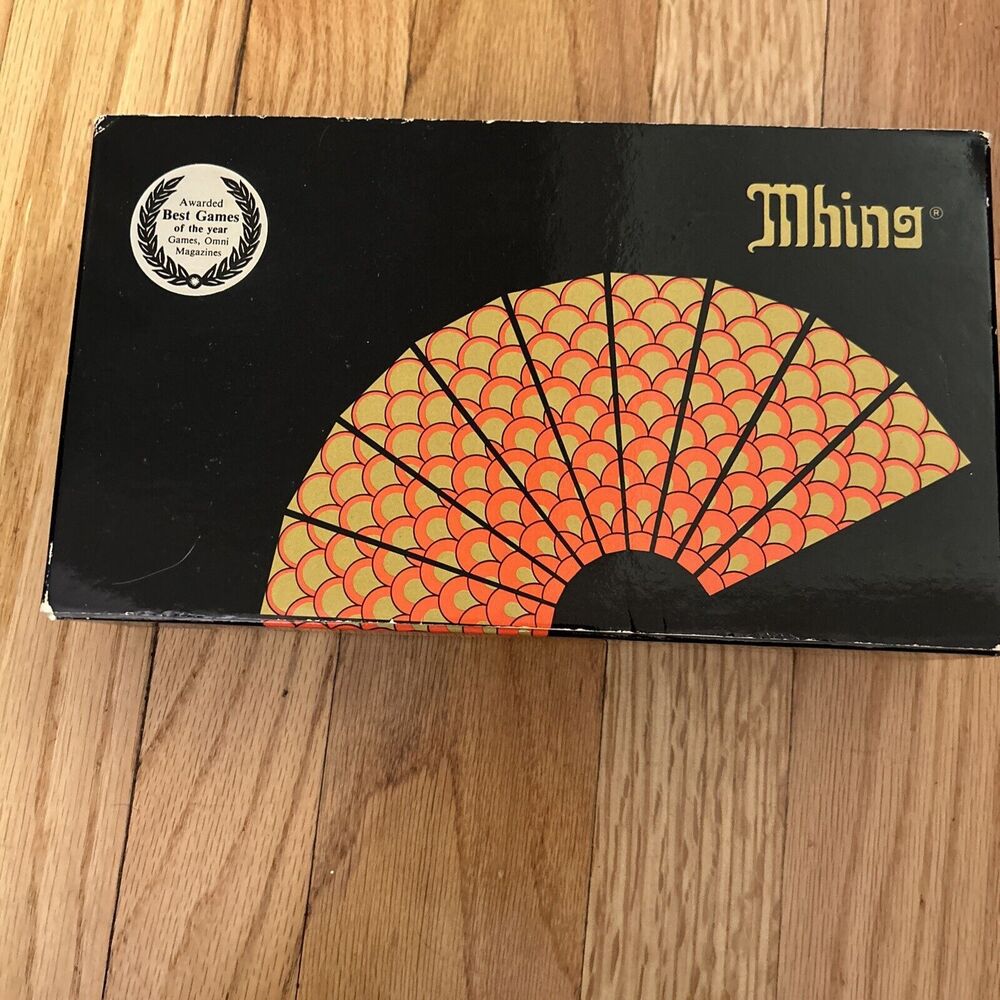 Vintage 1984 Mhing Card Game Classic Based On Mah Jongg Brand New In Box! Rare!!